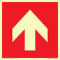 PV13066: Up arrow (white on red background)