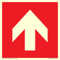 PV13066: Up arrow (white on red background)