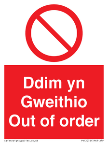 PV13076: Ddim yn Gweithio