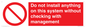 PV13279: Do not install anything on this system without checking with management