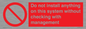 PV13279: Do not install anything on this system without checking with management