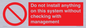 PV13279: Do not install anything on this system without checking with management