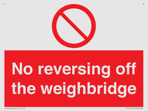 PV13371: No reversing off the weighbridge