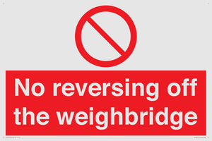 PV13371: No reversing off the weighbridge