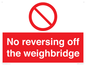 PV13371: No reversing off the weighbridge