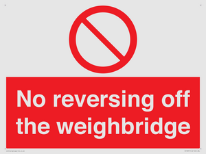 PV13371: No reversing off the weighbridge