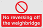 PV13371: No reversing off the weighbridge