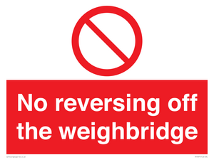 PV13371: No reversing off the weighbridge