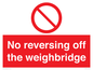 PV13371: No reversing off the weighbridge