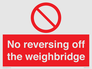 PV13371: No reversing off the weighbridge