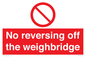 PV13371: No reversing off the weighbridge