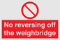 PV13371: No reversing off the weighbridge