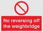 PV13371: No reversing off the weighbridge