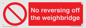 PV13371: No reversing off the weighbridge