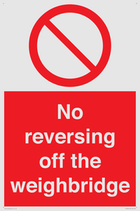 PV13371: No reversing off the weighbridge