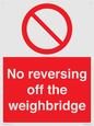 PV13371: No reversing off the weighbridge