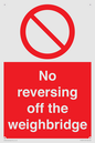PV13371: No reversing off the weighbridge