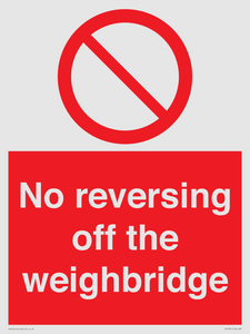 PV13371: No reversing off the weighbridge