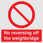 PV13371: No reversing off the weighbridge