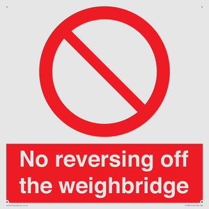 PV13371: No reversing off the weighbridge