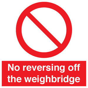 PV13371: No reversing off the weighbridge