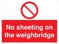 PV13375: No sheeting on the weighbridge