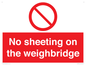 PV13375: No sheeting on the weighbridge