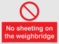 PV13375: No sheeting on the weighbridge