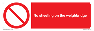 PV13375: No sheeting on the weighbridge