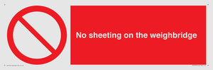 PV13375: No sheeting on the weighbridge