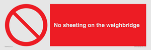 PV13375: No sheeting on the weighbridge
