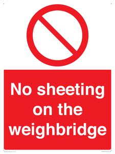 PV13375: No sheeting on the weighbridge