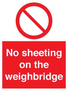 PV13375: No sheeting on the weighbridge