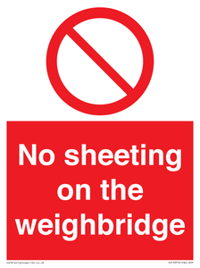 PV13375: No sheeting on the weighbridge