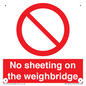 PV13375: No sheeting on the weighbridge