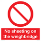 PV13375: No sheeting on the weighbridge