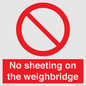 PV13375: No sheeting on the weighbridge