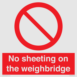 PV13375: No sheeting on the weighbridge