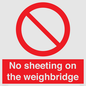 PV13375: No sheeting on the weighbridge