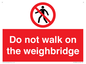 PV13378: Do not walk on the weighbridge