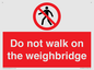 PV13378: Do not walk on the weighbridge