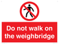 PV13378: Do not walk on the weighbridge