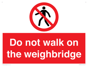 PV13378: Do not walk on the weighbridge