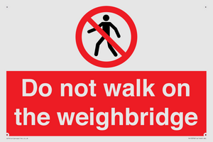 PV13378: Do not walk on the weighbridge