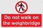 PV13378: Do not walk on the weighbridge
