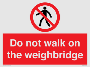 PV13378: Do not walk on the weighbridge