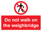 PV13378: Do not walk on the weighbridge