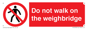 PV13378: Do not walk on the weighbridge