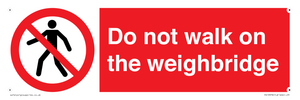 PV13378: Do not walk on the weighbridge
