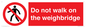 PV13378: Do not walk on the weighbridge